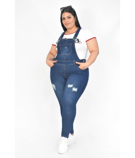OVEROL JEAN PANTALON AZUL
