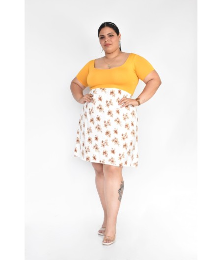 VESTIDO BELEN MOSTAZA