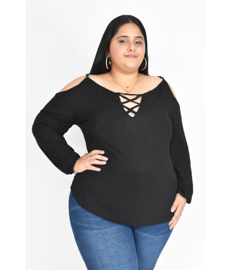 BLUSA MANHATTAN NEGRA