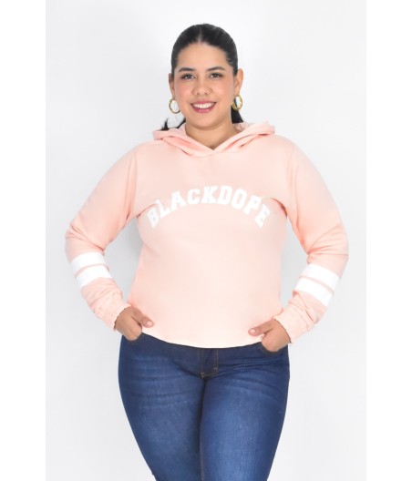CROP TOP MELON BLACK DOPE