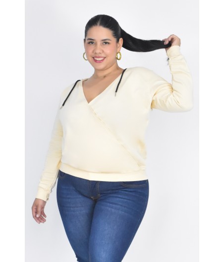 POLERA ELSA CREMA