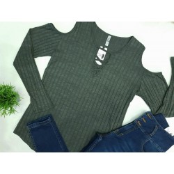 BLUSA RAQUEL PLOMO